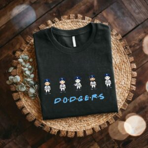 Dodgers Friends Shirt, Dodgers Vintage Heavy Cotton Shirt For Men And Women