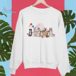 Patriotic Dog Lover Sweatshirt – Cozy, Festive & Full of Personality