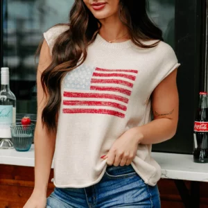 Stars & Stripes Sweater - Cream Edition